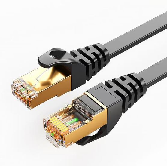 CB8W-PL7-0.5BLK.jpg 8ware CAT7-F-0.5BLK CAT7 Cable 0.5m (50cm) - Black Color