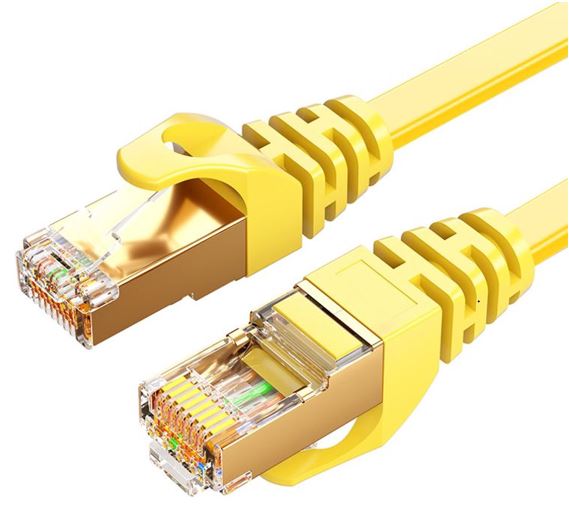 CB8W-PL7-5YEL.jpg 8ware CAT7-F-5YEL CAT7 Cable 5m - Yellow Color RJ45