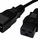8ware RC-3084-020 2m Power Extension Cable Lead 15A IEC-C19