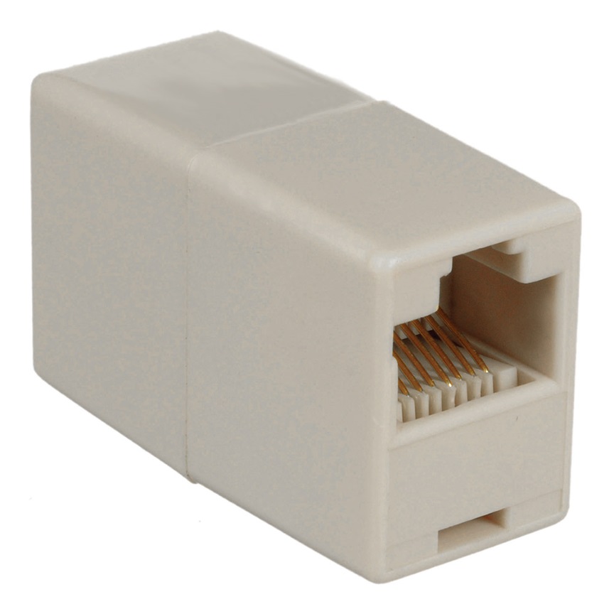 CB8W-RJC-02.jpg 8ware RJC-02 RJ45 Inline Coupler - Network Keystone Jack