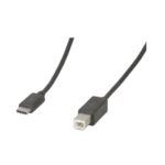 8ware UC-2001BC USB-B to USB-C Cable 1m Type-C