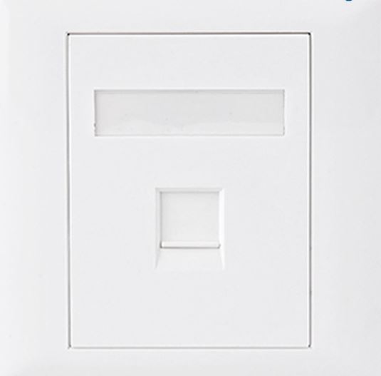 CBA-SC-5E-1.jpg Astrotek ATP-SC-5E-1 CAT5e RJ45 Wall Face Plate 86x86mm 1