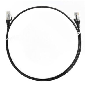 8ware CAT6THINBK-10M CAT6 Ultra Thin Slim Cable 10m