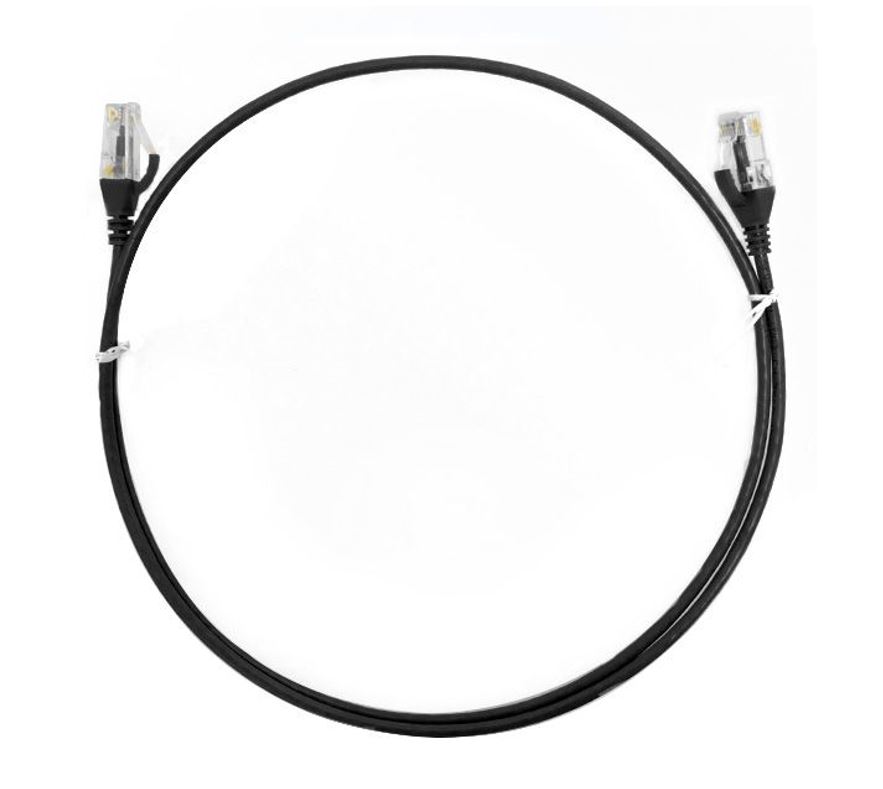 CBAT-CAT6THINBK-10M.jpg 8ware CAT6THINBK-10M CAT6 Ultra Thin Slim Cable 10m