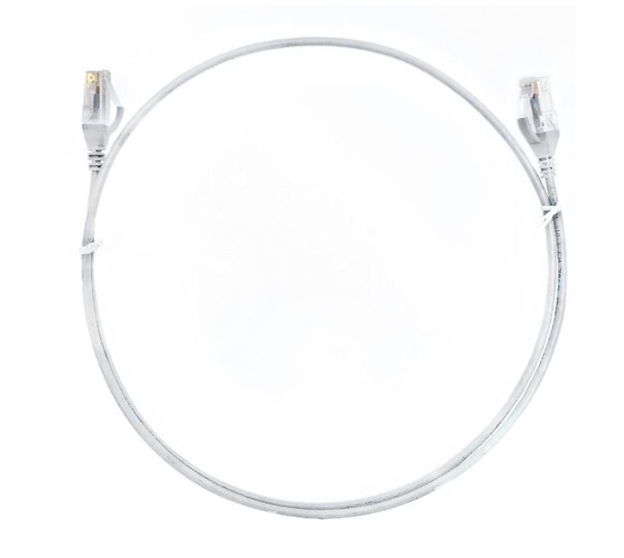 CBAT-CAT6THINWH-050M.jpg 8ware CAT6THINWH-050M CAT6 Ultra Thin Slim Cable 0.50m