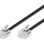 Astrotek AT-RJ11-MM-2 Telephone 2m extension cable 6p4c Plug/Plug