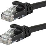 Astrotek AT-RJ45BLKU6-025M CAT6 Cable 0.25m/25cm - Black Color Premium