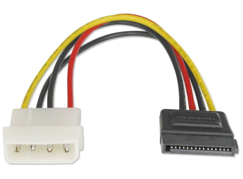 CBAT-SATA-PWR.jpg Astrotek AT-SATA-PWR SATA Power Cable 15cm 4 pins Male