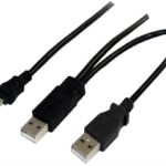 Astrotek AT-USB-AM-AMMBM USB 2.0 Y Splitter Cable - Type