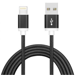 Astrotek AT-USBLIGHTNINGB-2M 2m USB Lightning Data Sync Charger Black