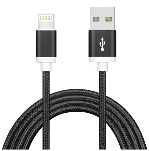 CBAT-USBLIGHTNINGB-2.jpg Astrotek AT-USBLIGHTNINGB-2M 2m USB Lightning Data Sync Charger Black