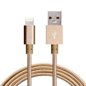 Astrotek AT-USBLIGHTNINGG-2M 2m USB Lightning Data Sync Charger Gold