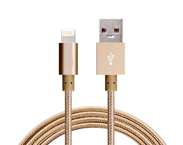 CBAT-USBLIGHTNINGG-2.jpg Astrotek AT-USBLIGHTNINGG-2M 2m USB Lightning Data Sync Charger Gold