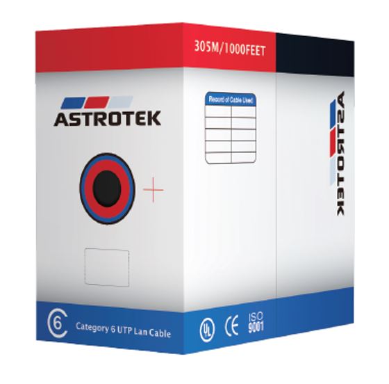 CBATP-ORNGU6-305M.jpg Astrotek ATP-ORNGU6-305M CAT6 UTP Cable 305m Roll - Orange