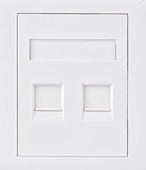 CBATP-SC-5E-2.jpg Astrotek ATP-SC-5E-2 CAT5e RJ45 Network Wall Face Plate 86x86mm