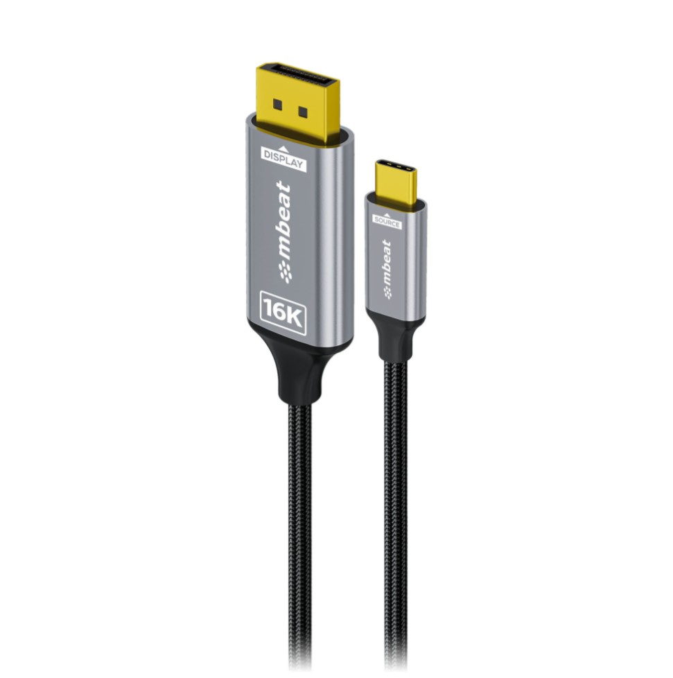 CBMB-MB-XCB-16KUCD18.jpg MBEAT MB-XCB-16KUCD18 ® Tough Link 1.8m 16K USB-C