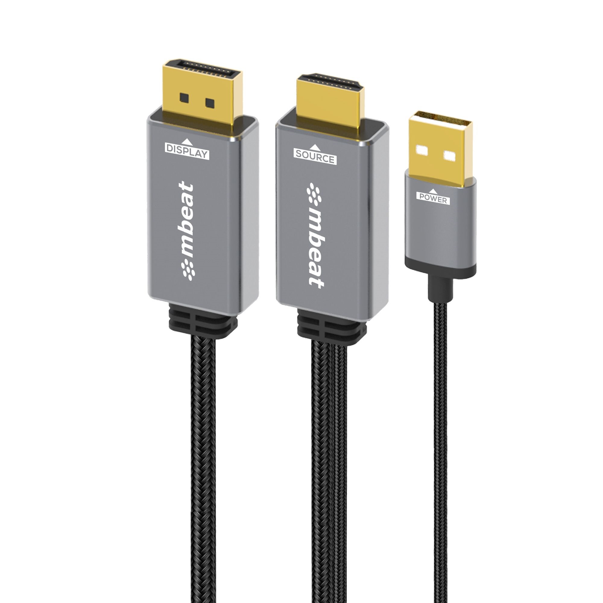 CBMB-MB-XCB-HDDPU18.jpg MBEAT MB-XCB-HDDPU18 ® Tough Link 1.8m HDMI to DisplayPort