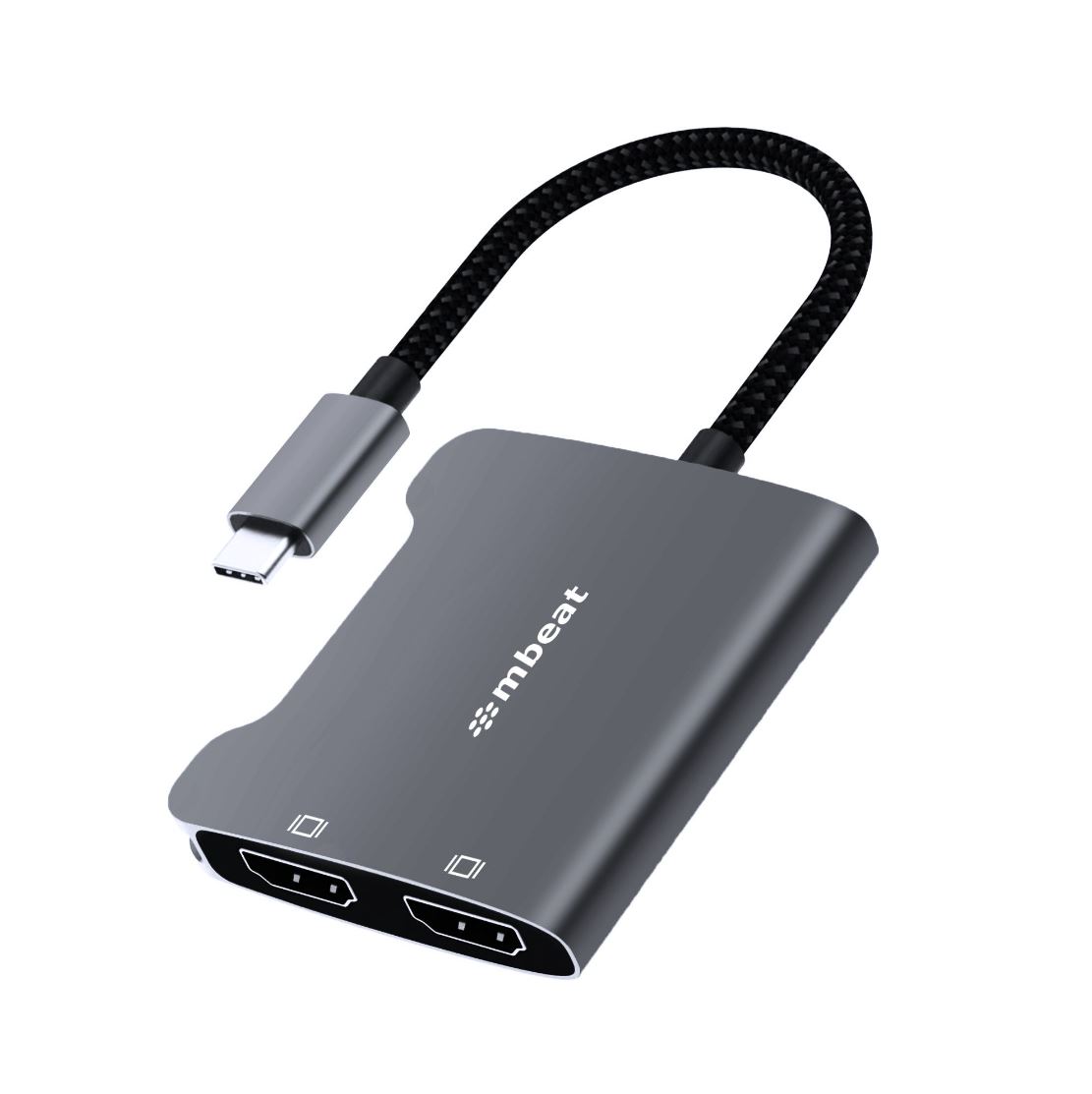 CBMB-XAD-CDHD.jpg MBEAT MB-XAD-CDHD ® Tough Link USB-C to Dual 4K