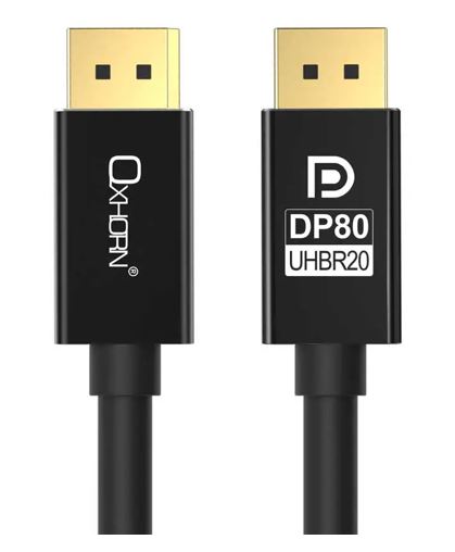 CBOX-DP-16K-02.jpg Astrotek CB-DP-16K-02 Oxhorn 4K DisplayPort 2.1 DP80 Cable 1.8m