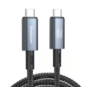 Simplecom CA615 USB-C to USB-C Cable USB4 40Gbps 5A