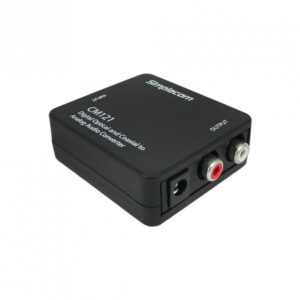 Simplecom CM121 Digital Optical Toslink and Coaxial to Analog