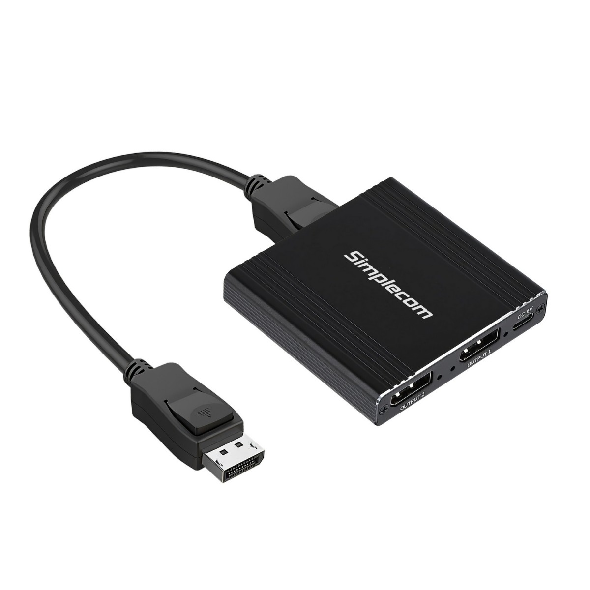 CBSI-CM214.jpg Simplecom CM214 DisplayPort Splitter 1 IN 2 OUT MST