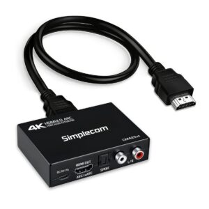 Simplecom CM423v4 HDMI 2.0 Audio Extractor Dual-Mode with ARC/eARC
