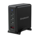 Simplecom CU400 4-Port PD 100W GaN Fast Charger 3xUSB-C