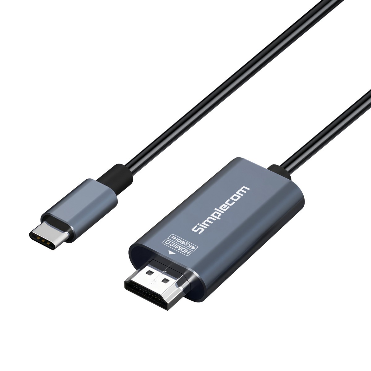 CBSI-DA322.jpg Simplecom DA322 USB-C Type-C to HDMI 2.0 Cable 2M
