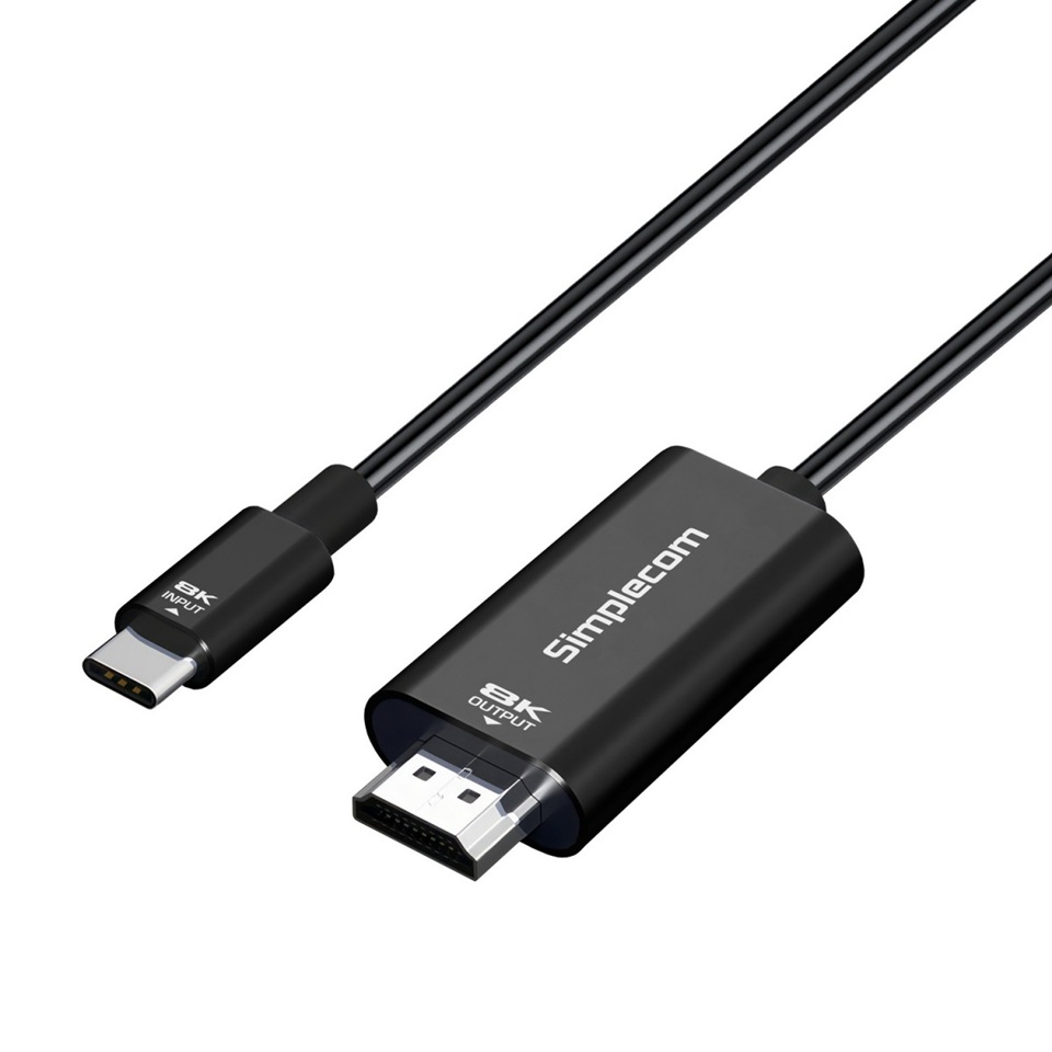 CBSI-DA324.jpg Simplecom DA324 USB-C to HDMI 2.1 Cable 2M