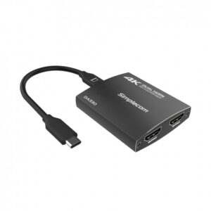Simplecom DA330 USB-C to Dual HDMI MST Adapter 4K@60Hz