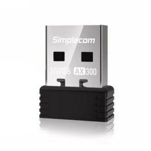 Simplecom NW106 AX300 2.4GHz Wi-Fi 6 USB Wireless Nano