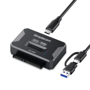 Simplecom SA516 NVMe/SATA Dual Protocol M.2 SSD and 2.5"