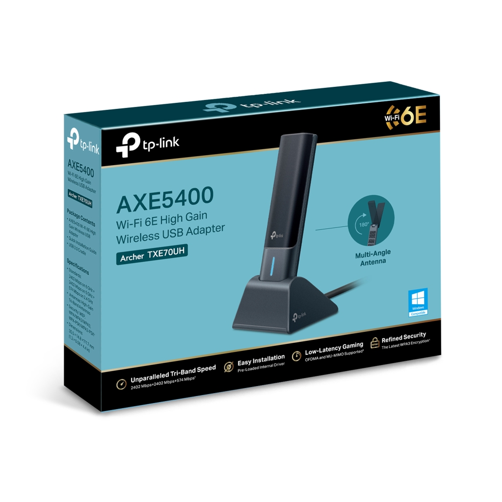 CBTL-TXE70UH.jpg TP-LINK Archer TXE70UH AXE5400 Wi-Fi 6E High Gain Wireless USB