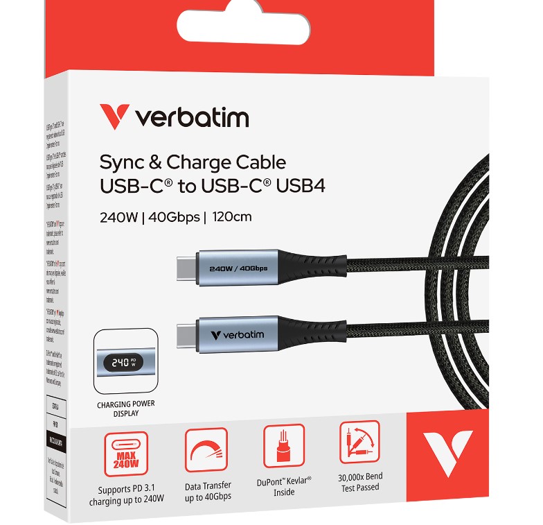 CBV-31849.jpg Verbatim 31849 Sync & Charge USB C to USB