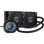 Corsair CW-9061031-WW NAUTILUS 240 RS LCD Liquid CPU Cooler