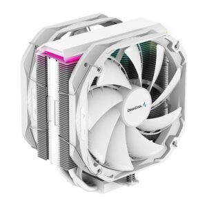 DEEPCOOL R-AS500-WHNLMP-G AS500 PLUS White CPU Cooler Single Tower