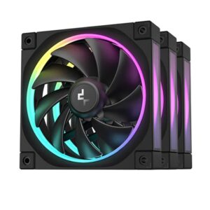 DEEPCOOL R-FL12-BKAPN3-G FL12 3IN1 (3-Pack) 120mm Unique ARGB Fans