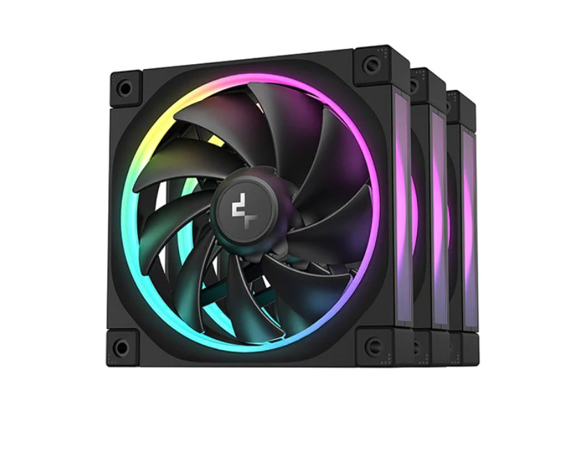 CFD-FL12-3P.jpg DEEPCOOL R-FL12-BKAPN3-G FL12 3IN1 (3-Pack) 120mm Unique ARGB Fans