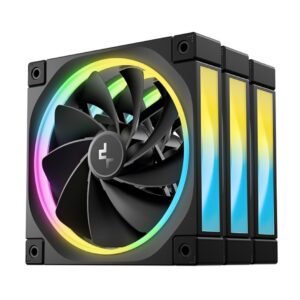 DEEPCOOL R-FL12R-BKAPN3-G FL12R 120mm (3-Pack) Unique Addressable RGB High