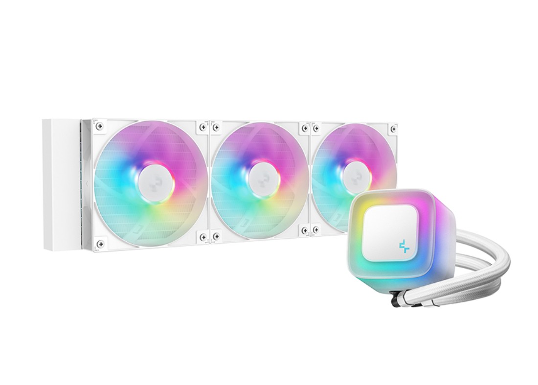 CFD-LE360-V2-W.jpg DEEPCOOL R-LE360-WHAMMN-G-2 LE360 WH V2 WhiteLiquid Cooler 360 mm