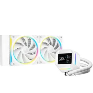 DEEPCOOL R-LM240-WHDMMC-1 LM240 WH ARGB Liquid Cooler With Mini