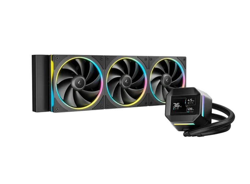 CFD-LM360.jpg DEEPCOOL R-LM360-BKDMMC-1 LM360 ARGB Liquid Cooler Mini LCD Screen
