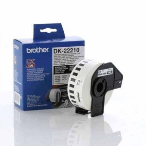 Brother DK-22210 White Cont. Paper Roll Direct Thermal Roll