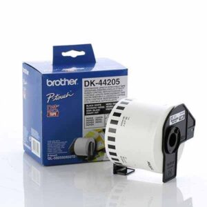 Brother DK-44205 Removable White Roll 62mm x 30.48M