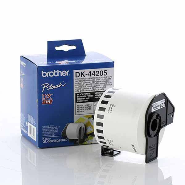 COB-DK44205.jpg Brother DK-44205 Removable White Roll 62mm x 30.48M