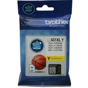 Brother LC-431XLY *NEW* YELLOW INK CARTRIDGE TO SUIT DCP-J1800DW