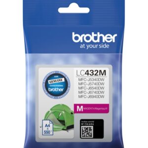 Brother LC-432M MAGENTA INK CARTRIDGE TO SUIT