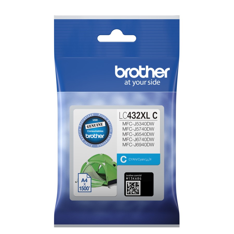 COB-LC-432XLC.jpg Brother LC-432XLC Cyan Ink Cartridge to Suit