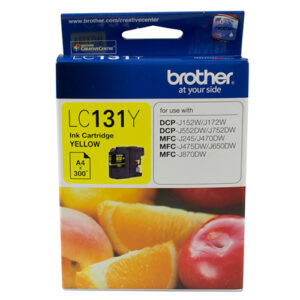 Brother LC-131Y Yellow Ink Cartridge - to suit